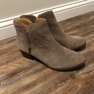 NEW Lucky Suede Booties - size 13